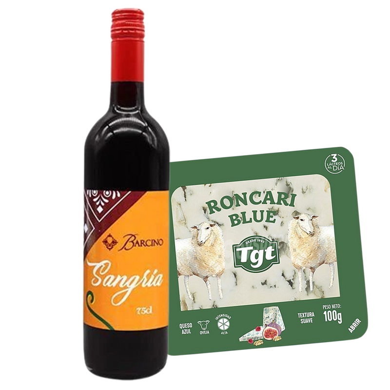 Delicioso Barcino Sangria & TGT Roncari Blue Cheese-Barcino Wine Resto Bar